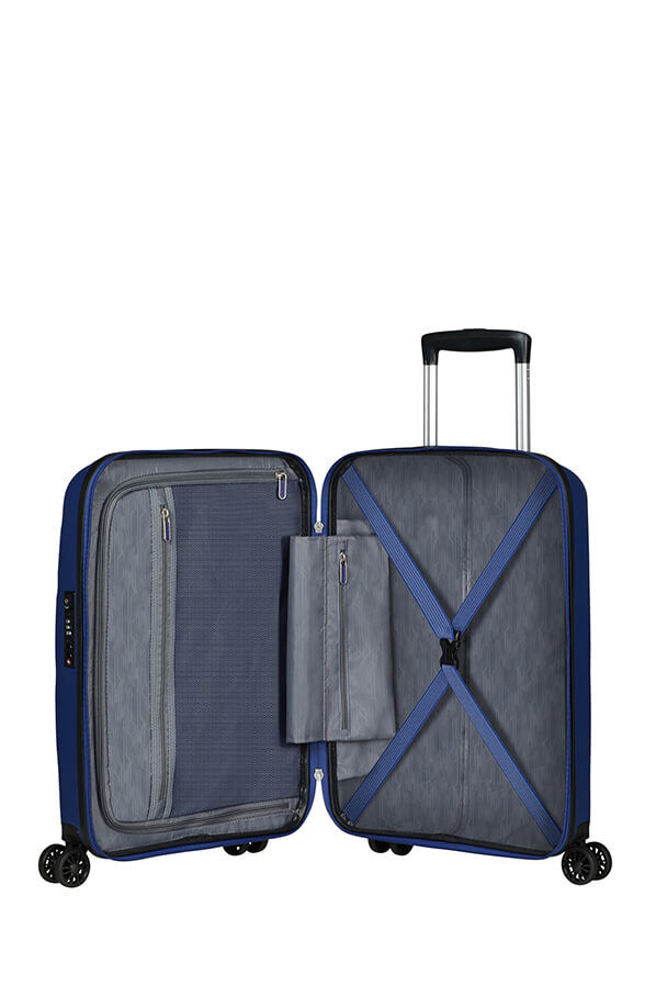 American Tourister Bon Air Dlx Spinner TSA 55cm  Bleu marine fonc&eacute;