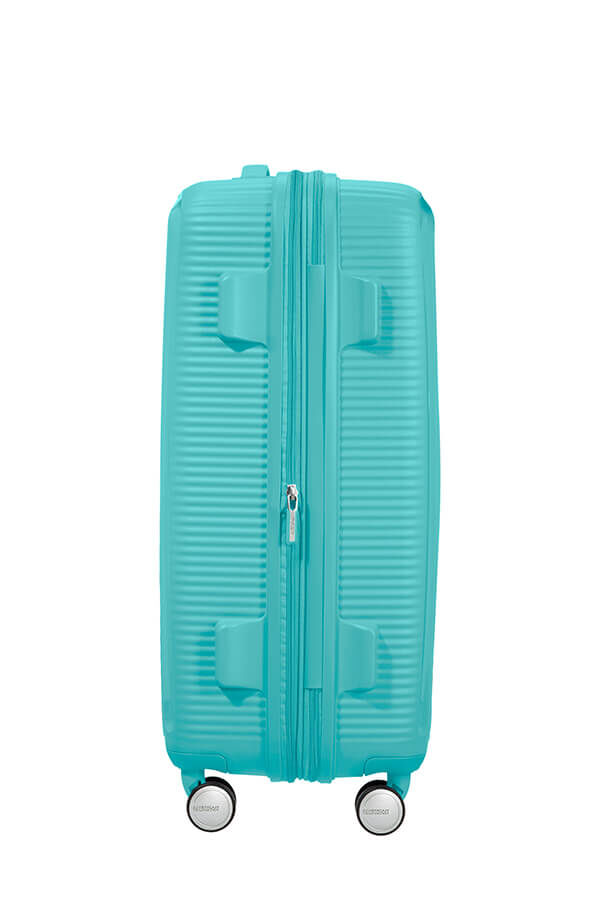 American Tourister Soundbox Spinner TSA Expandable 67cm  Poolside Blue