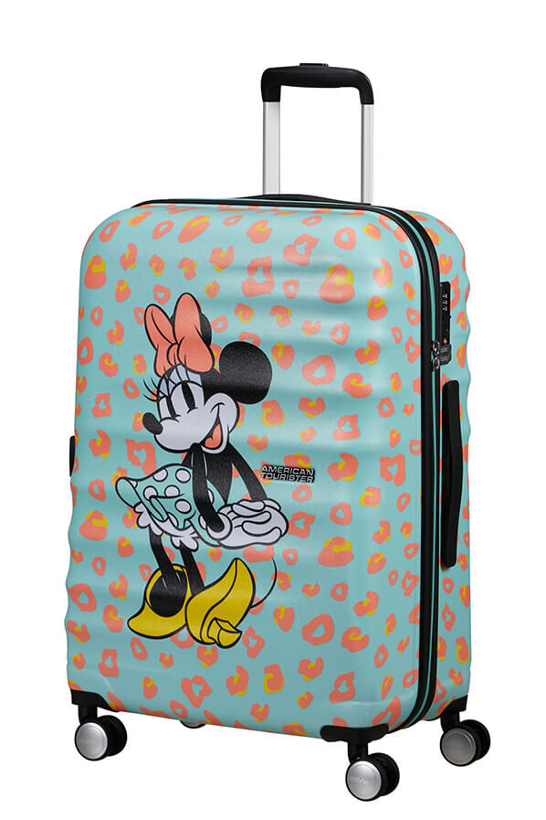 American Tourister Disney Wavebreaker Spinner TSA Disney Fl 67cm  Minnie Pastel Dots