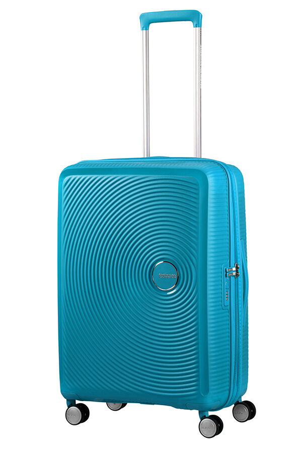 American Tourister Soundbox Spinner erweiterbar 67cm Summer Blue
