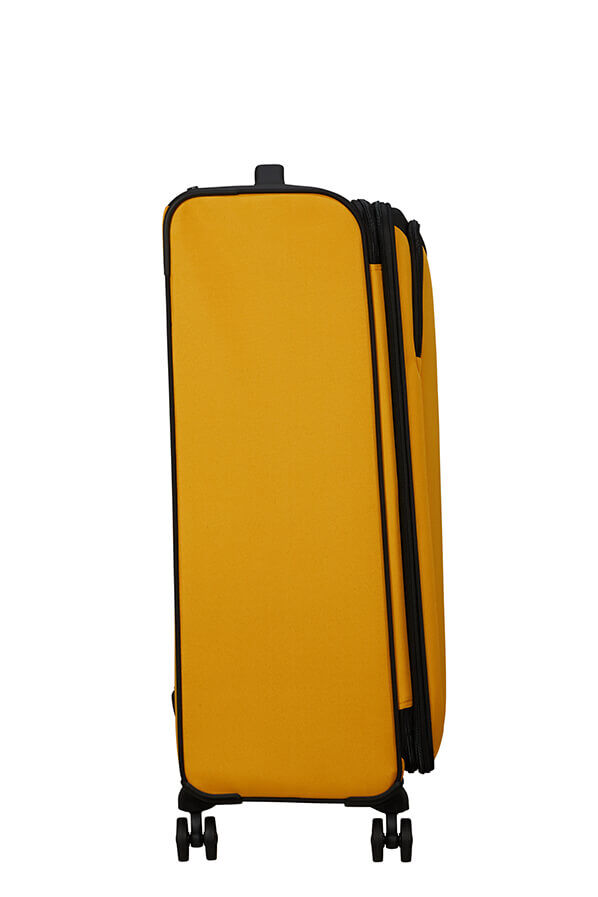 American Tourister Daring Dash Spinner Expandable TSA L  Black/Yellow