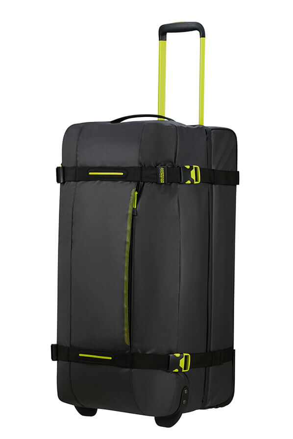 American Tourister Urban Track Duffle with wheels Coated L  Black/Lime