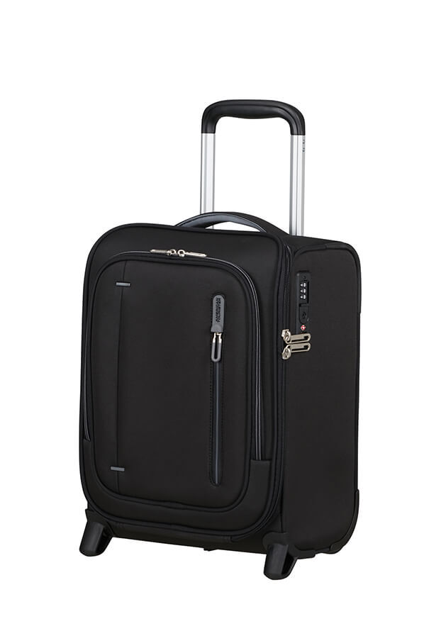 Cloudrider Upright (2 wheels) S/M | American Tourister Cloudrider Upright Underseater Tsa  Jet Black