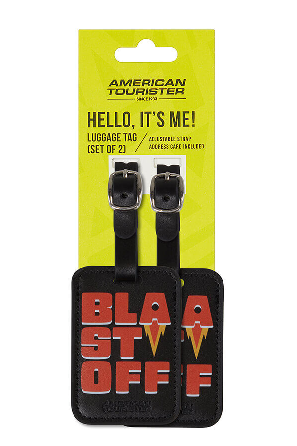 American Tourister American Tourist. Ta Luggage Tag X2 Print  Blast Off
