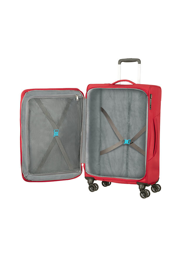 American Tourister Summerfunk Spinner Exp TSA 67cm  Rot