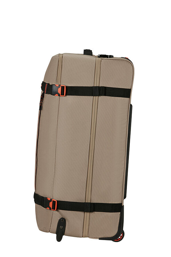 American Tourister Urban Track Duffle with Wheels Coated L  Beige/Orange