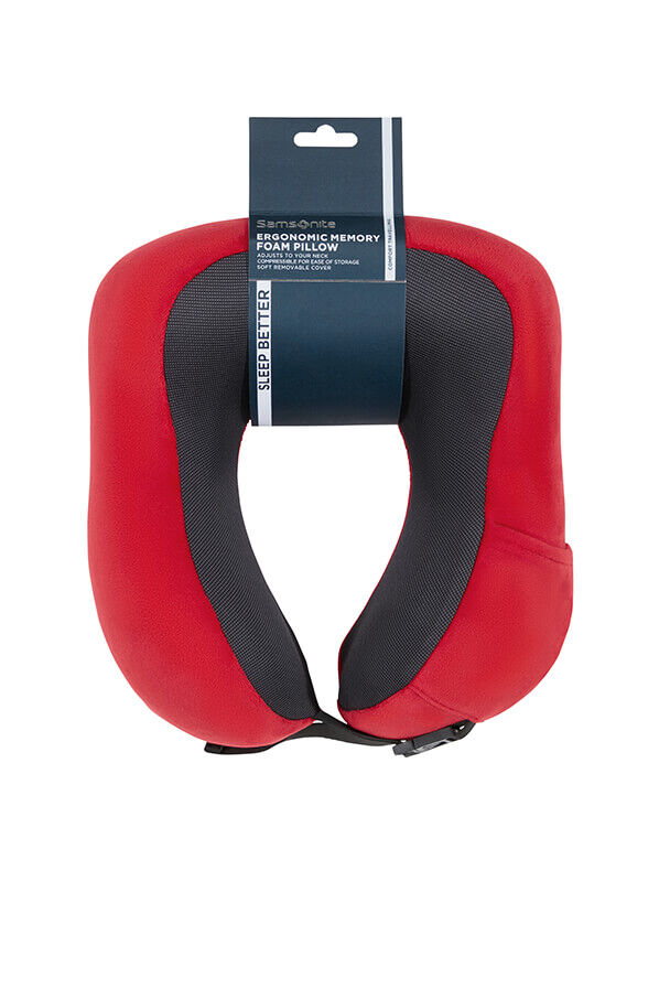Samsonite Ta Revolution Ergonomic Memory Foam Pillow  Rot