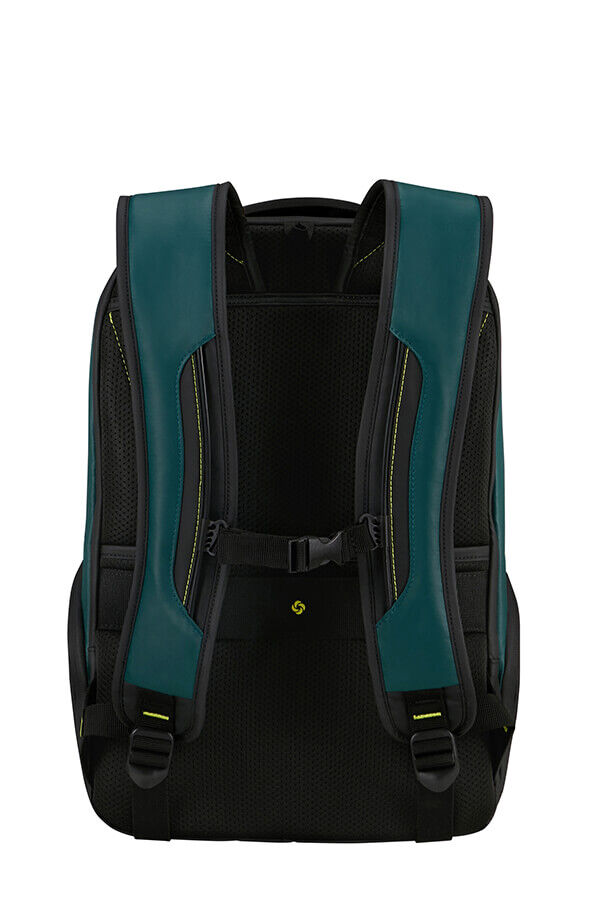 Samsonite Ecodiver URBAN LAP. BACKPACK M USB  Dark Teal/Lime