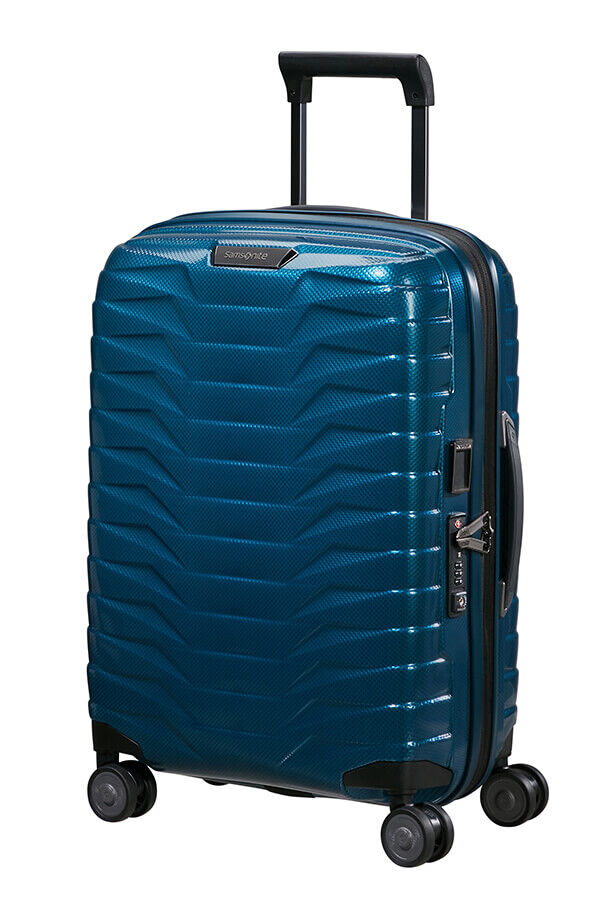 Samsonite Proxis Spinner Expandable Length 40cm 55cm  Bleu p&eacute;trole