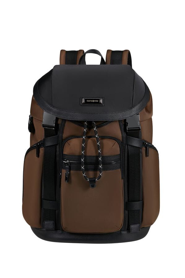 Samsonite Relyon Backpack M 15.6'' with flap  Brown