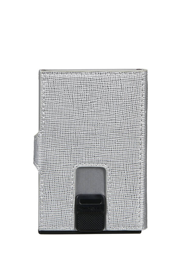 Samsonite Alu Fit 202 - Slide-up Wallet  Silber