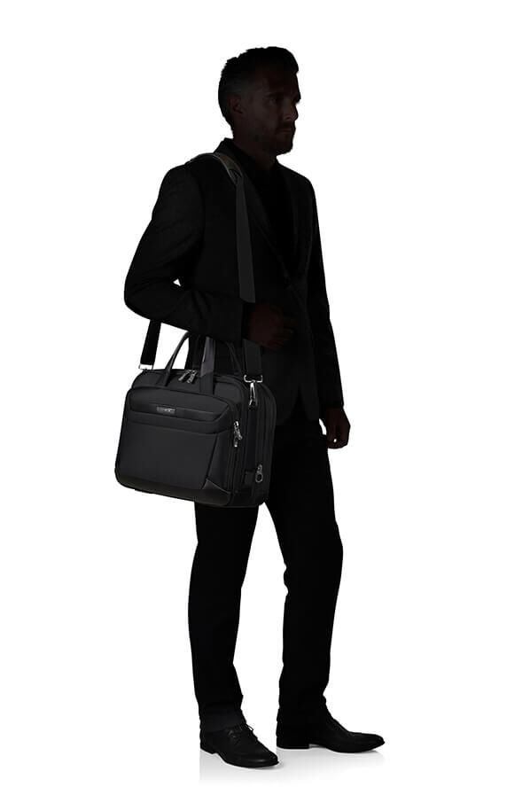 Samsonite Pro-Dlx 6 Bailhandle Expandable 15.6'  Noir