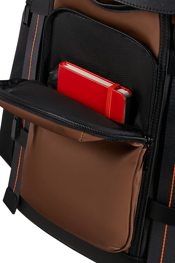 Samsonite Relyon Backpack M 15.6'' with flap  Toffee/Apricot