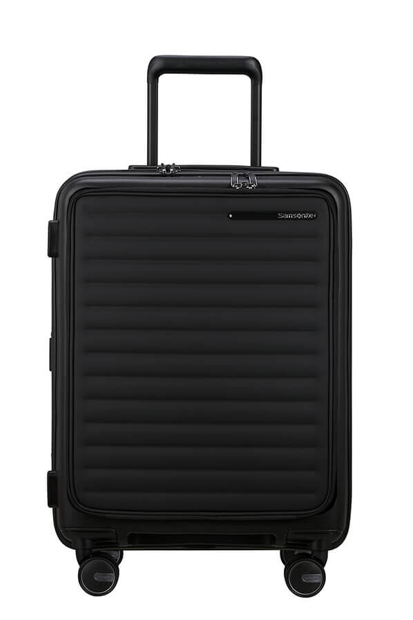 Samsonite Restackd Spinner Expandable Easy Access 55cm  Schwarz