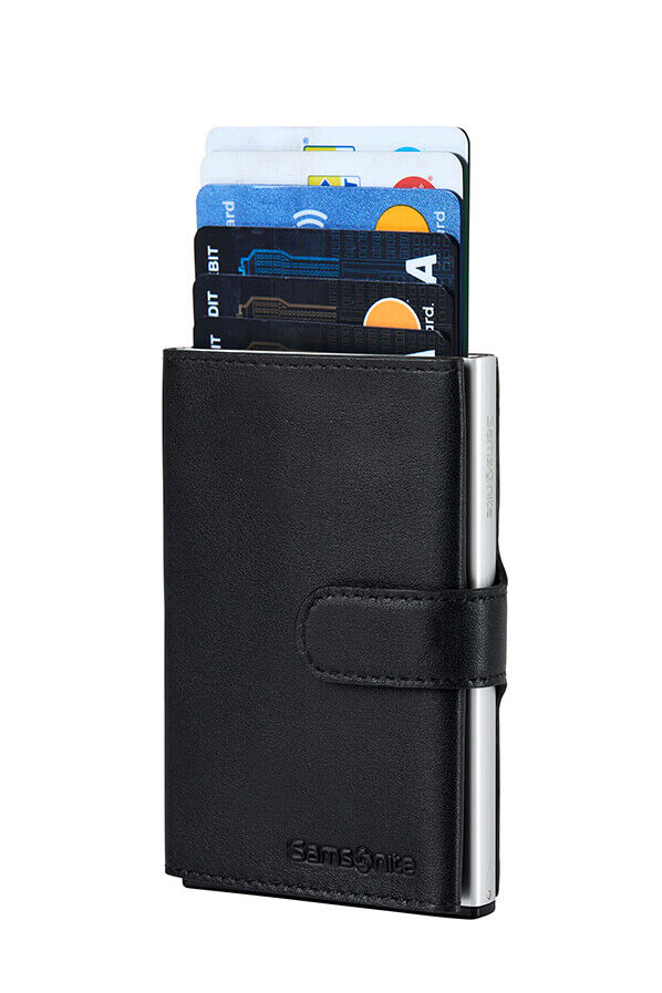 Samsonite Alu Fit 202 - Slide-up Wallet  Schwarz