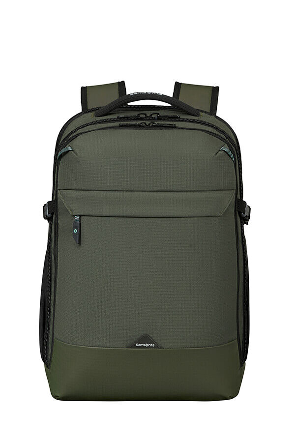 Samsonite Roadseeker Laptop Backpack Expandable L  Vert olive fonc&eacute;