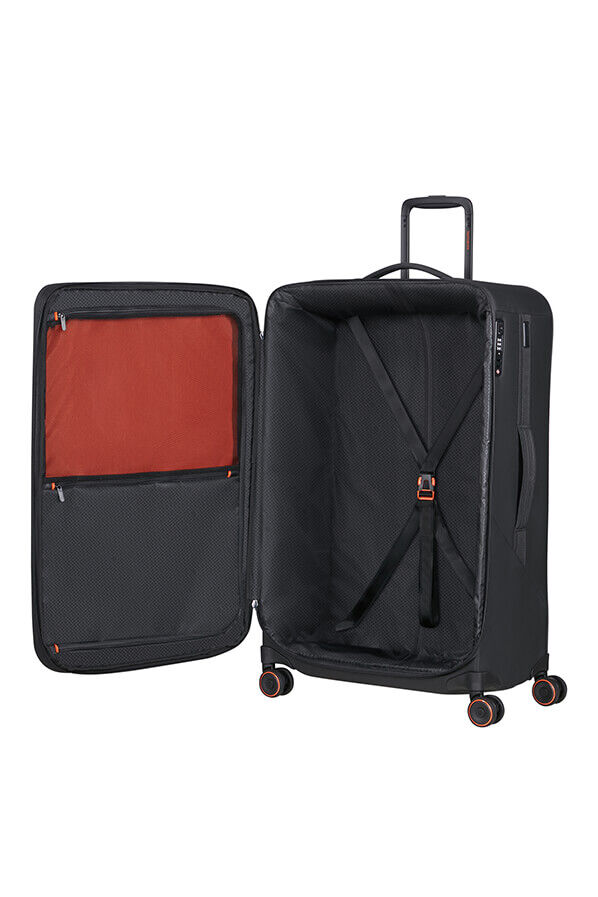 Samsonite Glazed Spinner Expandable 78cm  Black