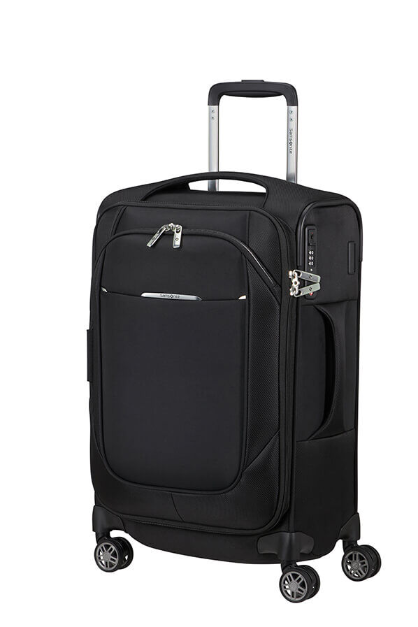 Samsonite Re-Lite Spinner Expandable 55cm  Schwarz