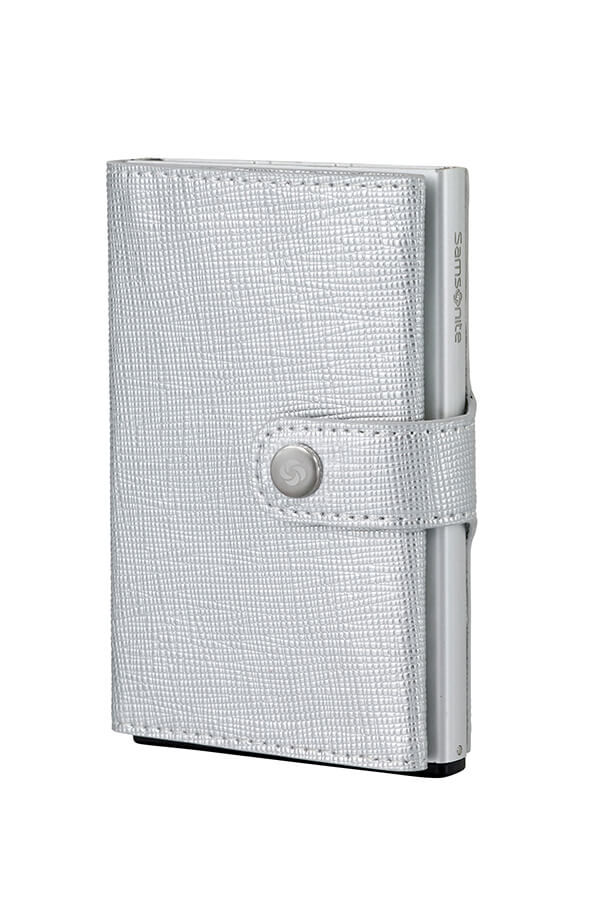 Samsonite Alu Fit 202 - Slide-up Wallet  Silber