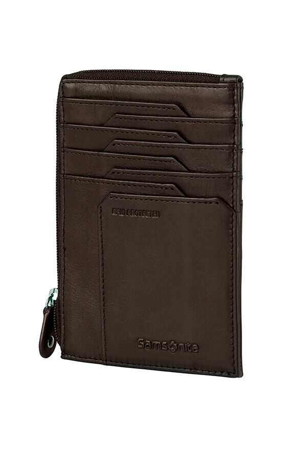 Samsonite Attack 2 Slg 727-All in One Wallet Zip  Ebony Brown