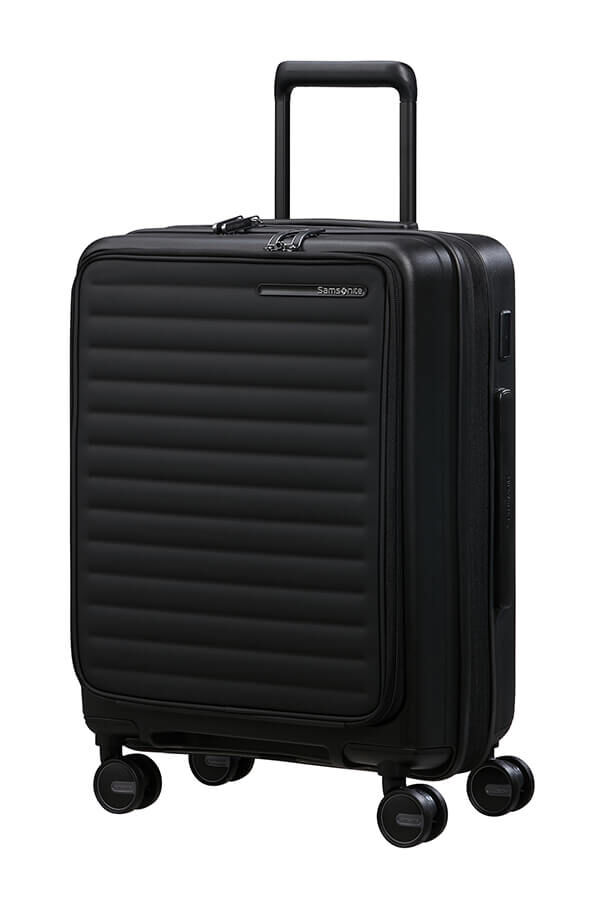 Samsonite Restackd Spinner Expandable Easy Access 55cm  Schwarz