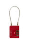 Samsonite Ta Revolution Cablelock 3 dial TSA  Rouge
