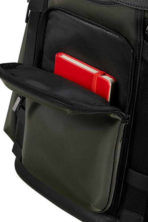 Samsonite Relyon Backpack M 15.6'' with flap  Gr&uuml;n