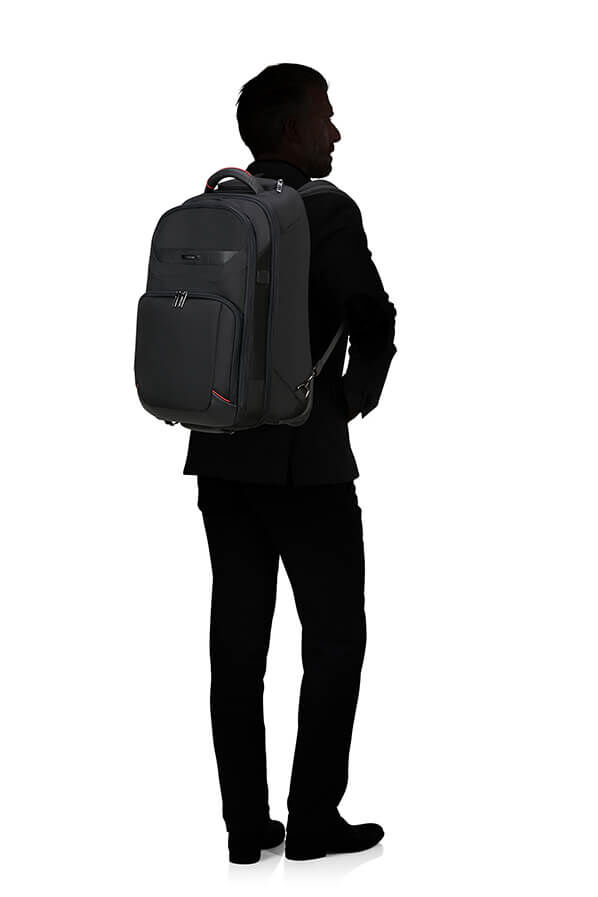Samsonite Pro-DLX 6 Laptop Backpack with Wheels  17.3inch Noir