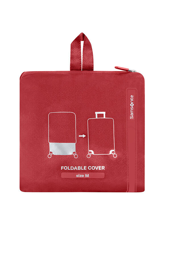 Samsonite Ta Revolution Foldable Luggage Cover M  Red
