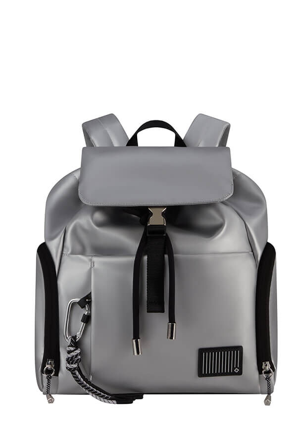 Samsonite Wander Last Backpack 3PKT 1 Buckle  Metallic Silver