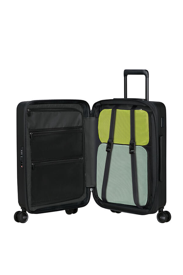 Samsonite Restackd Spinner Expandable Easy Access 55cm  Schwarz
