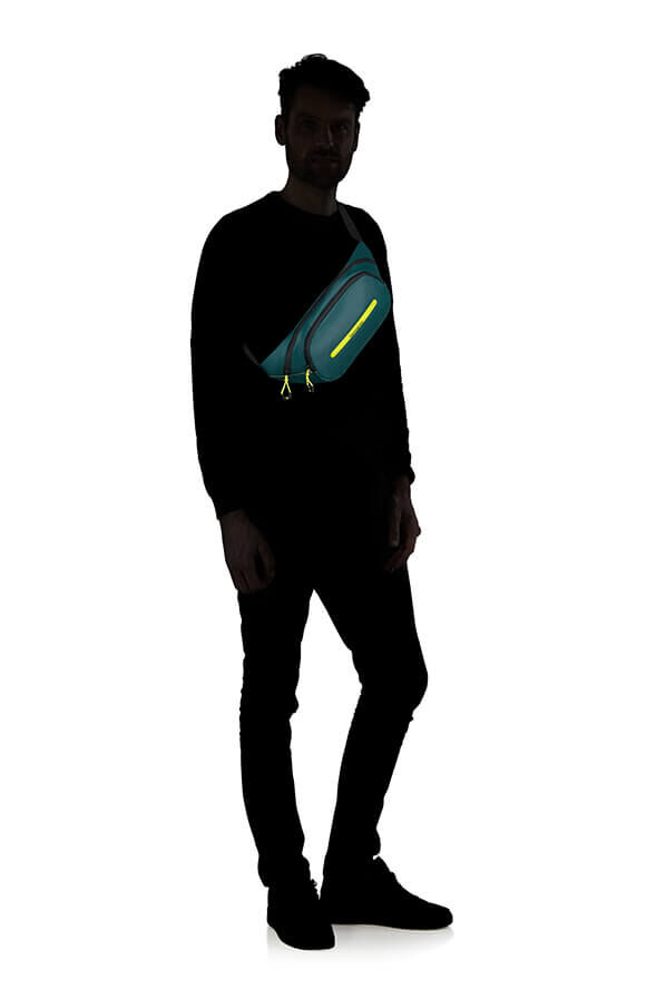 Samsonite Ecodiver BELT BAG  Dark Teal/Lime