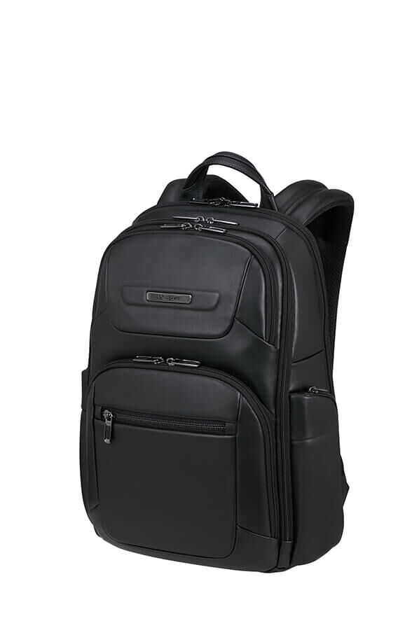 Samsonite Pro-Dlx 6 Leather Backpack 15.6'  Schwarz