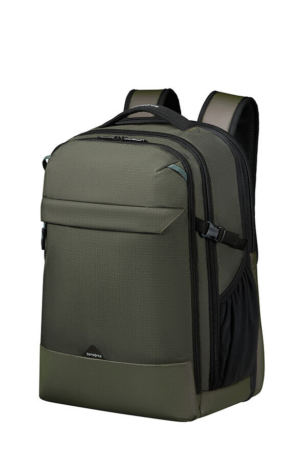 Samsonite Roadseeker Laptop Backpack Expandable L  Vert olive fonc&eacute;