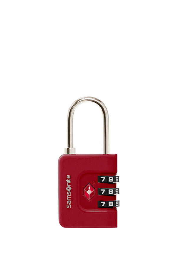 Samsonite Ta Revolution Combilock 3 dial TSA  Red