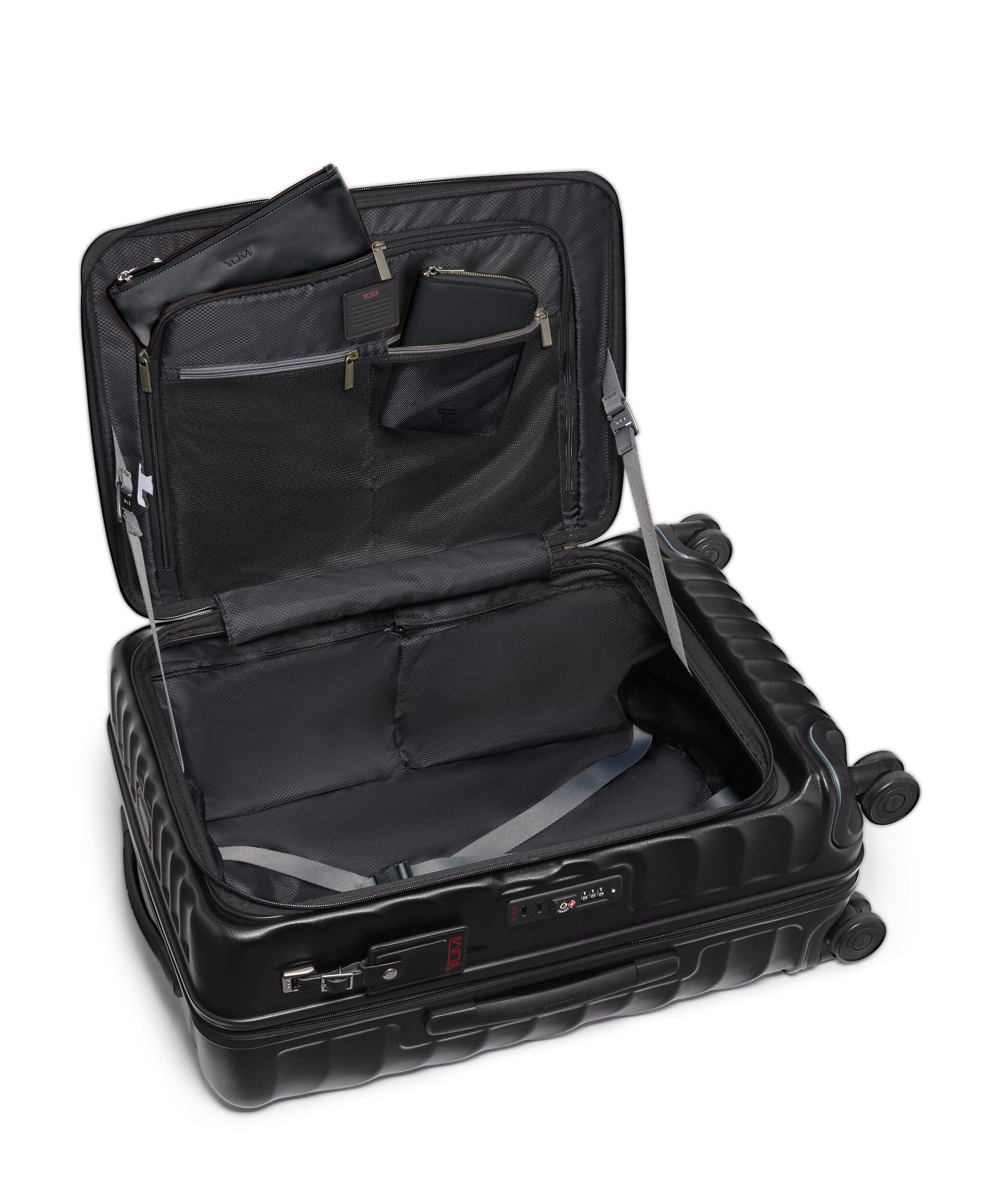 19 Degree Front Access Trolley mit 4 Rollen Erweiterbar 66 cm
